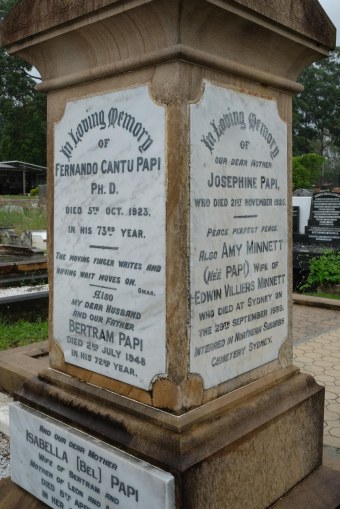 Fernando and Josephine Papi Grave