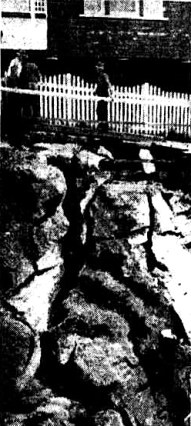 Dornoch Terrace bridge construction walkimng the planks