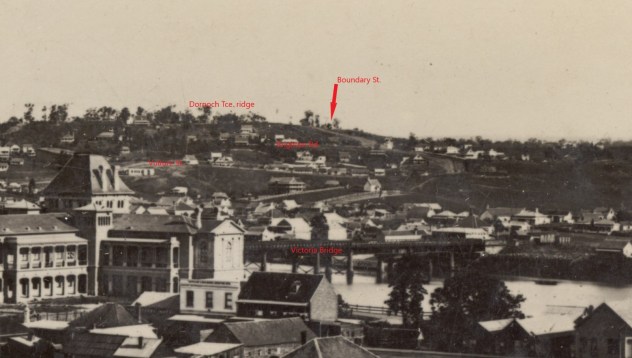 Boundary Street 1876 labelled