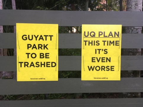 UQ plan Guyatt Park