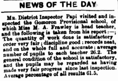 inspection toowoomba chronicle 14 jan 1890
