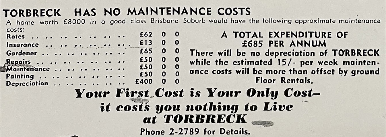 no costs torbreck tele 10 sep 1958