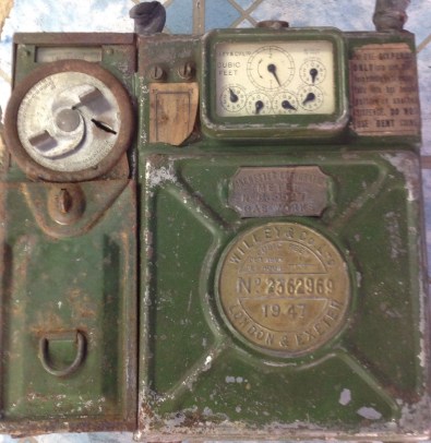 british Gas meter coin operated 1940s