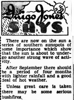 Inigo jones article sydney truth 1950