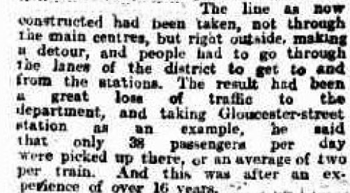 new railway to woolloongabba 1909