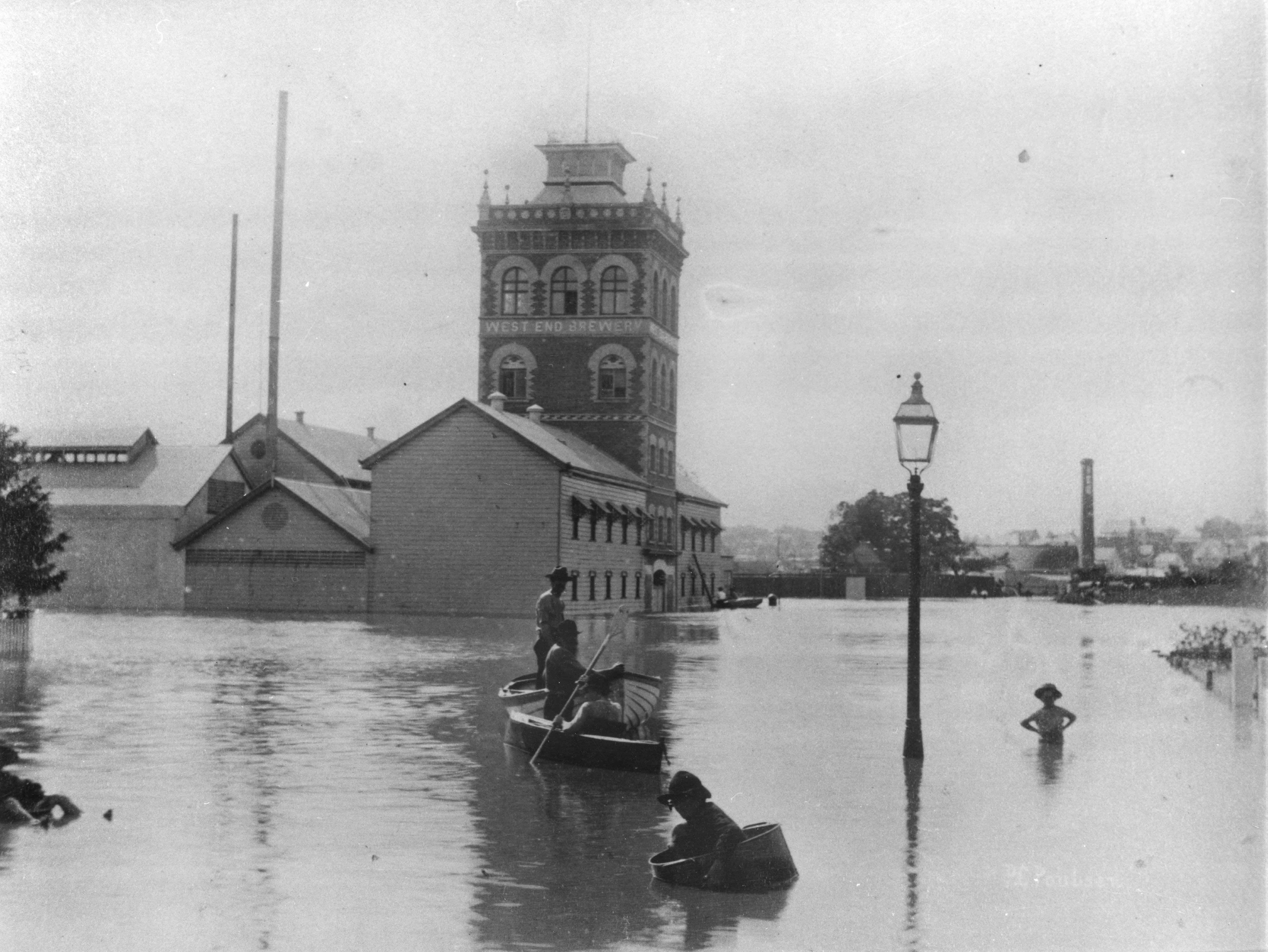west end brewery in 1893 flood Brisbane