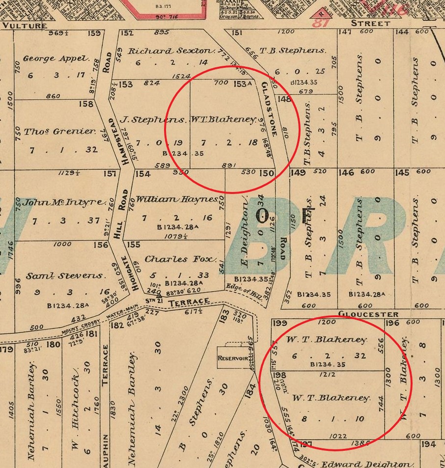 crown land grants. William Blakeney