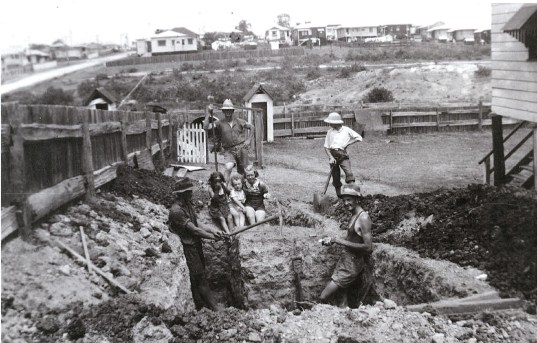air raid shelter digging slq