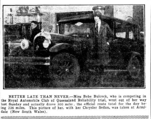 bebe  babcock and car 1928