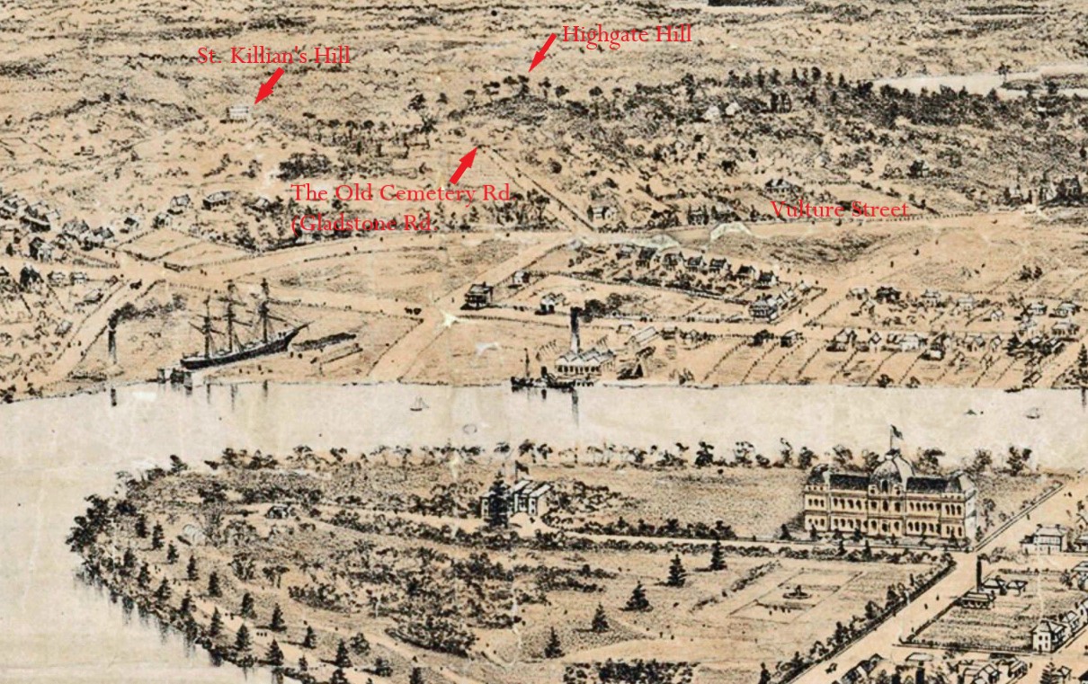 highgate hill july 1881 labelled