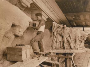 mason roughing out city hall