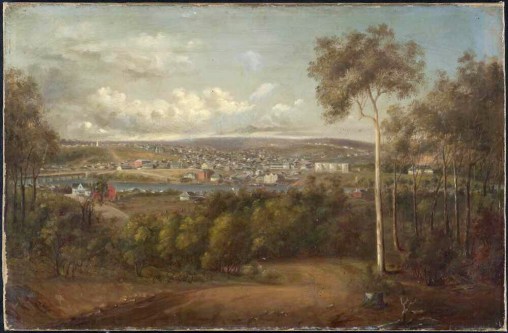 view brisbane ca 1867 joseph backler