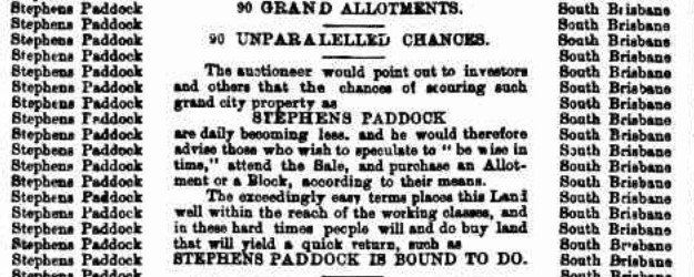 stephens paddock extract 2 tele 6 june 1890