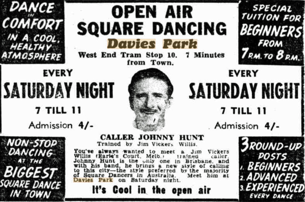 tele 9 oct 1953 davies park square dancing
