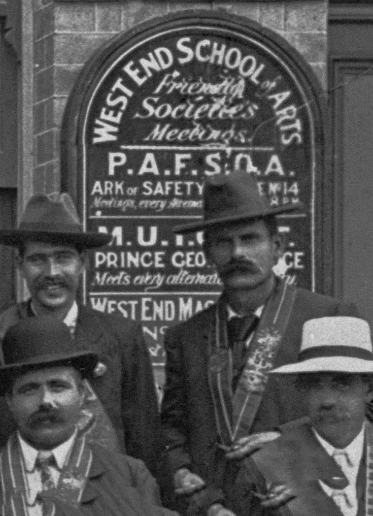 west end school arts 1902 close up signs slq