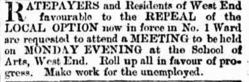 tele 30 april 1892 repeal local option