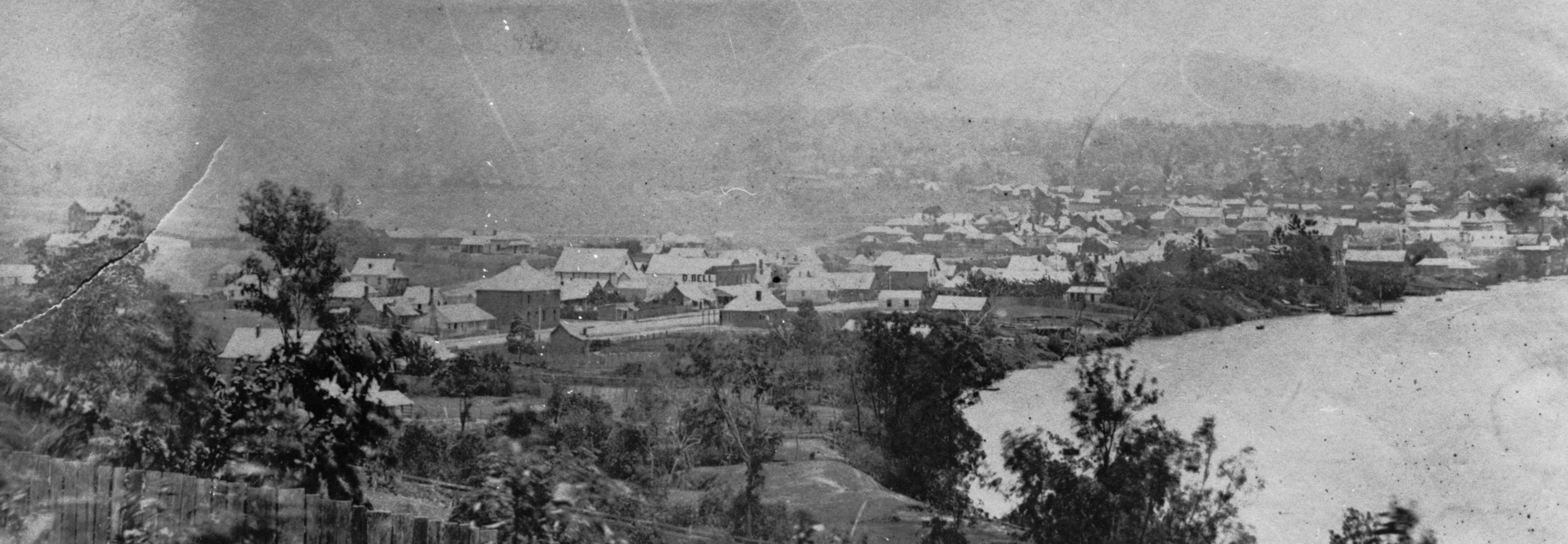 view of south brisbane 1868